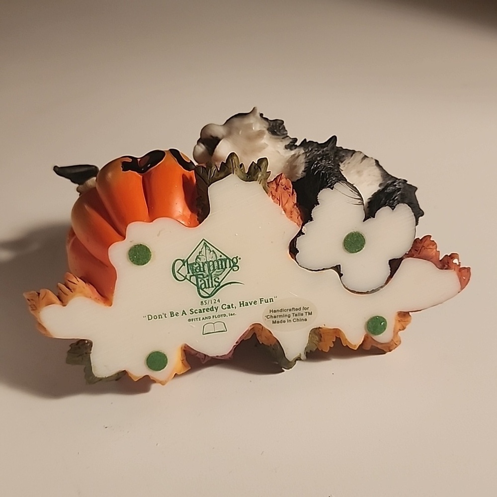 Charming Tails Don't Be A Scaredy Cat Have Fun Halloween Figurine NWT Box 2007 F - Picture 16 of 16